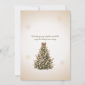 Jingle And Mingle Christmas Cocktail Party Einladung (Rückseite)