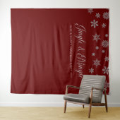 Jingle and Mingle Christmas Party Background Wandteppich (Beispiel (Horizontal))