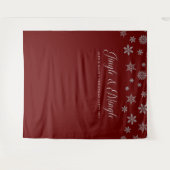 Jingle and Mingle Christmas Party Background Wandteppich (Vorderseite (Horizontal))