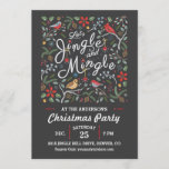 Jingle and Mingle Christmas Party Einladung II<br><div class="desc">Diese Weihnachtsvögel wollte,  um das Party zu starten! Diese Weihnachtsfeier-Party Einladung zeigt Vögel,  Steinglocken,  Nadelkronen,  Heilige,  Schneeflocken und andere Waldelemente. Einfach mit Ihrem eigenen Text anpassen. Gute Ferien! Weiße Version verfügbar. Bitte Karo meine Sammlung in meinem Geschäft. http://www.zazzle.com/pj_design</div>