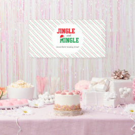 Jingle and Mingle Christmas Wedding Banner