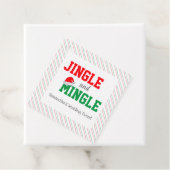 Jingle and Mingle Christmas Wedding Geschenkanhänger (Beispiel)