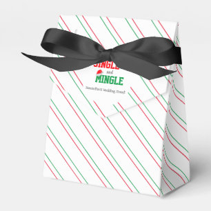 Jingle and Mingle Christmas Wedding Geschenkschachtel