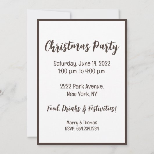 Jingle and Mingle Christmas Welsh Corgi Welppies Einladung (Rückseite)