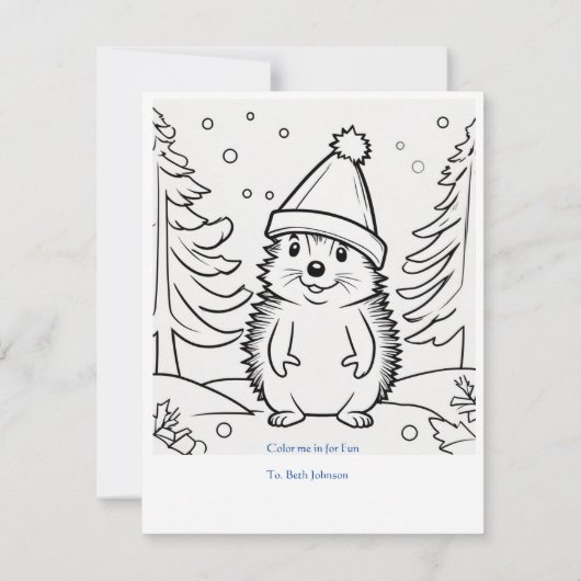 Jingle and Mingle: Eine Weihnachtsfeier für Party  Einladung (Rückseite)