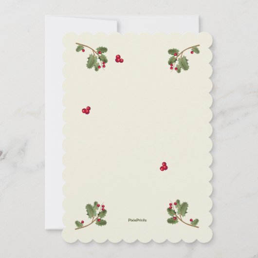 Jingle and Mingle Holiday Party - Einladung (Rückseite)