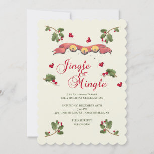 Jingle and Mingle Holiday Party - Einladung