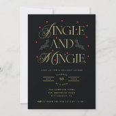 Jingle and Mingle Holiday Party - Einladung (Vorderseite)