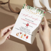 jingle and Mingle String Christmas Cocktail Party Einladung