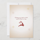 Jingle And Mingle Weihnachts-Cocktailparty Einladung (Rückseite)