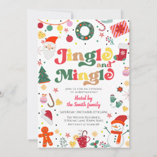 Jingle And Mingle Weihnachtsfeier Einladung