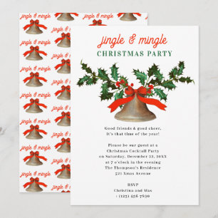Jingle and Mingle Weihnachtsfeier Einladung
