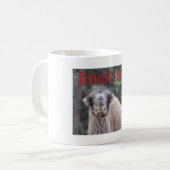 Jingle Baba, der glücklichste Kamel Kaffeetasse (Vorderseite Links)