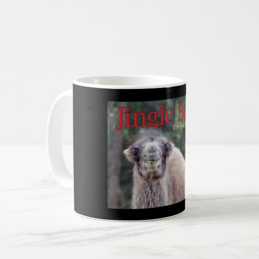 Jingle Baba, die glücklichste Camel Black Kaffeetasse (Vorderseite Links)