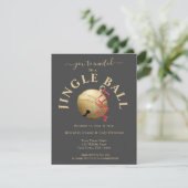 JINGLE BALL, Feierliche Einladung mit Jingle Bell (Stehend Vorderseite)