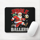 Jingle Ballers Santa Football Christmas Soccer Pla Mousepad (Mit Mouse)