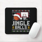 Jingle Balls Ugly Christmas Pajama Cool Sport X-Ma Mousepad (Mit Mouse)