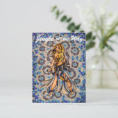 Jingle Bauch Dance Postcards Postkarte (Stehend Vorderseite)