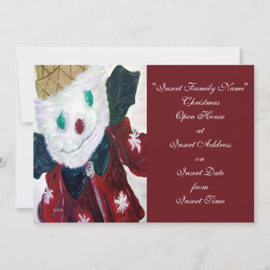 Jingle Bear Feiertagskarte (Vorderseite)