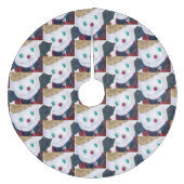 JIngle Bear Fleece Weihnachtsbaumdecke (Vorderseite)