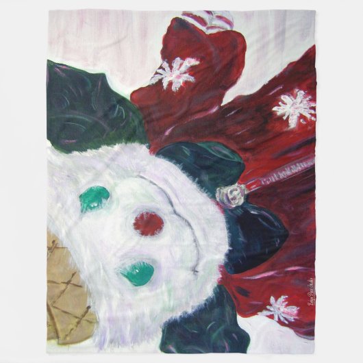 Jingle Bear Fleecedecke (Vorderseite)