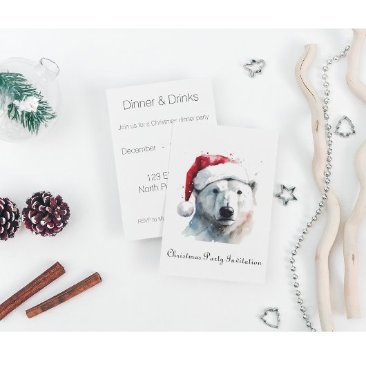 Jingle Bear Joy, custom Einladung