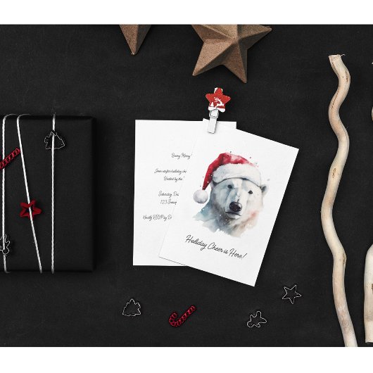 Jingle Bear Joy, custom Einladung