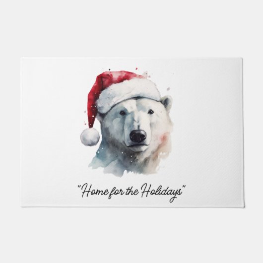 Jingle Bear Joy, custom Fußmatte (Vorderseite)