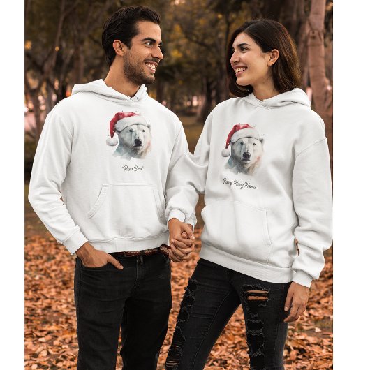 Jingle Bear Joy, custom Hoodie