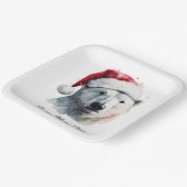 Jingle Bear Joy, custom Pappteller (Gewinkelt)