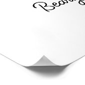 Jingle Bear Joy, custom Poster (Ecke)