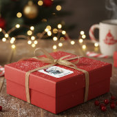 Jingle Bear Joy, custom Quadratischer Aufkleber