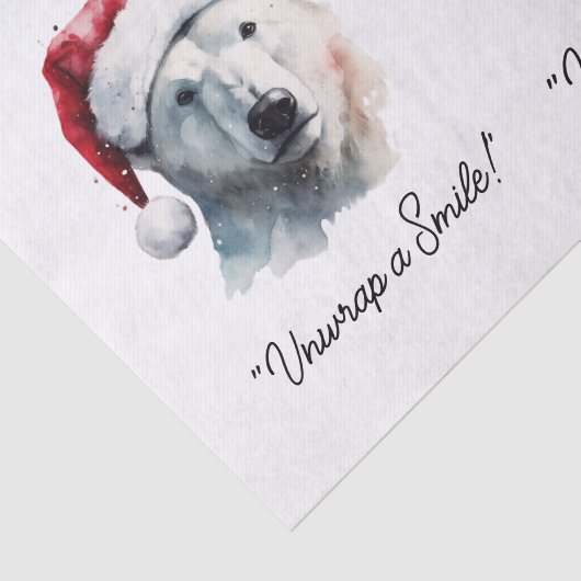 Jingle Bear Joy, custom Seidenpapier (Ausschnitt)