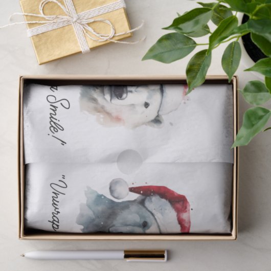 Jingle Bear Joy, custom Seidenpapier (Geschenk)