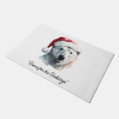Jingle Bear Joy, individuell Fußmatte (Schrägansicht)