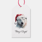 Jingle Bear Joy, individuell Geschenkanhänger (Vorderseite)