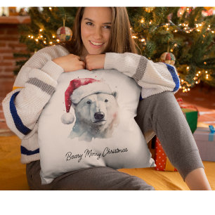 Jingle Bear Joy, individuell Kissen