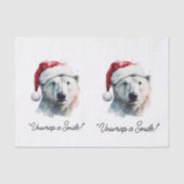 Jingle Bear Joy, individuell Seidenpapier (Vorderseite)