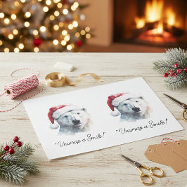 Jingle Bear Joy, individuell Seidenpapier