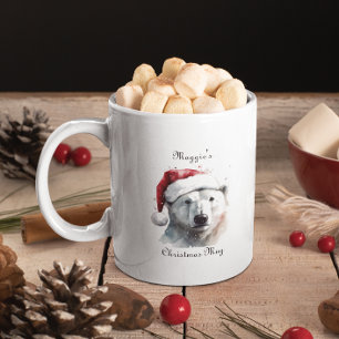 Jingle Bear Joy, individuell Zweifarbige Tasse