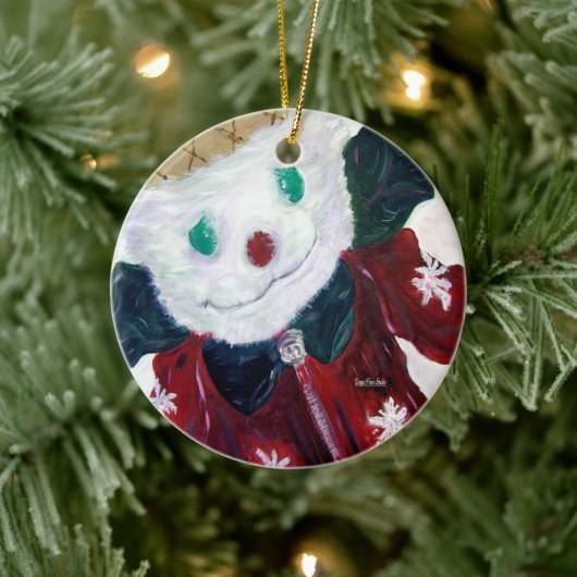 Jingle Bear Keramik Ornament (Baum)