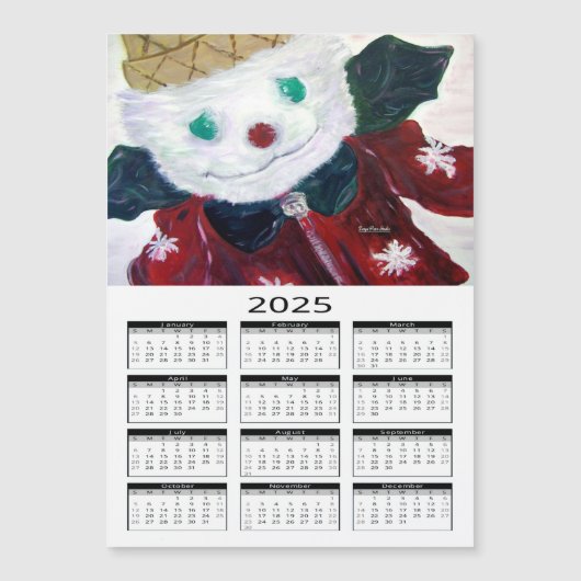 Jingle Bear Magnetkarte (Vorderseite)