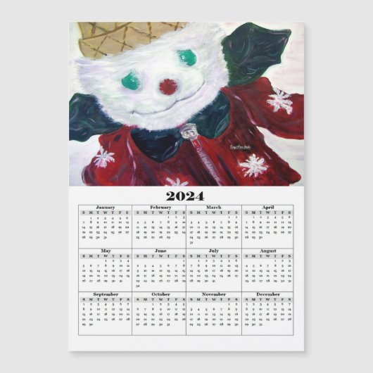 Jingle Bear Magnetkarte (Vorderseite)