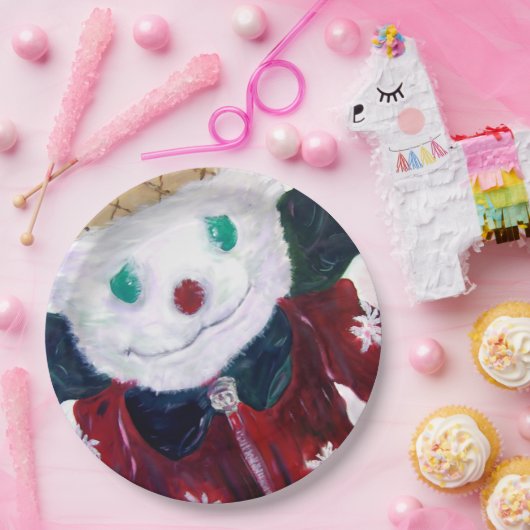 Jingle Bear Pappteller (Party)