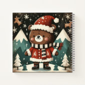 Jingle Bear - Santa's Forest Parade Notizblock (Rückseite)