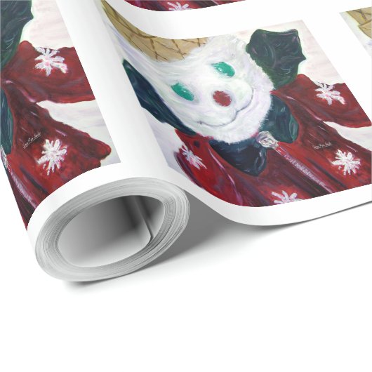 Jingle Bear Wrapping Paper Geschenkpapier (Rolleneckpunkt)