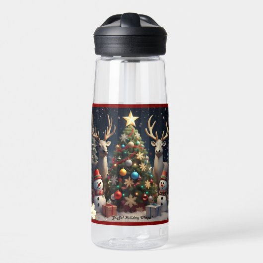 "Jingle Bell Bliss" Trinkflasche (Vorne)