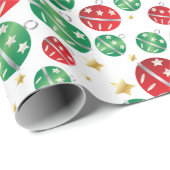 Jingle Bell Christmas Geschenkpapier (Rolleneckpunkt)