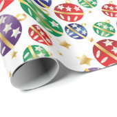 Jingle Bell Christmas Geschenkpapier (Rolleneckpunkt)