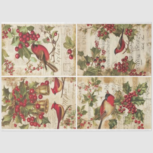 Jingle Bell Christmas Seidenpapier (Vorderseite)